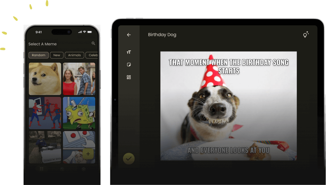 memingo app screenshot